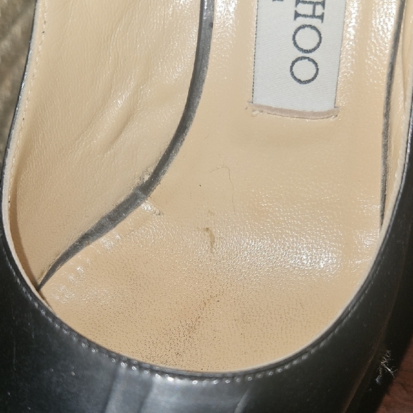 Jimmy Choo Black Espadrille Wedges - Picture 4 of 8